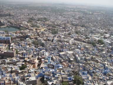 The blue city of Jodhpur, Rajasthan