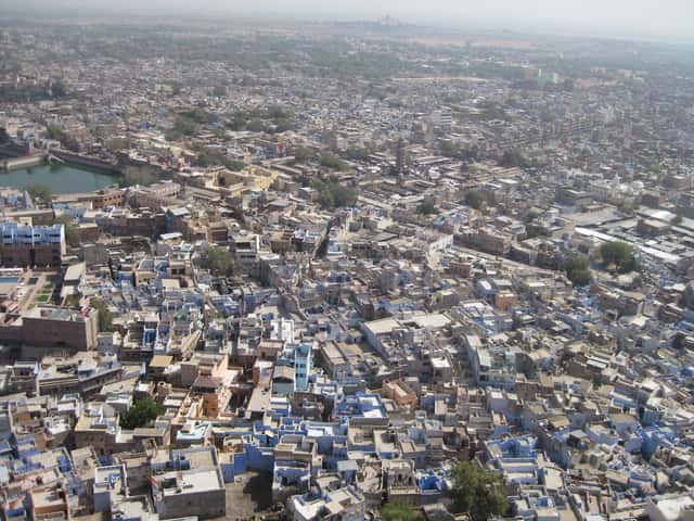 The blue city of Jodhpur, Rajasthan