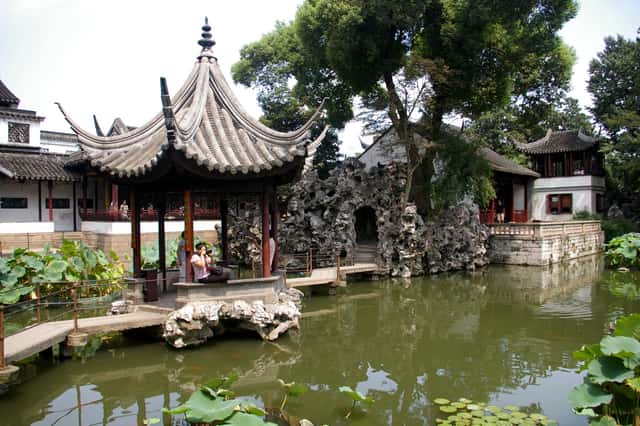 A classical garden in Suzhou, China