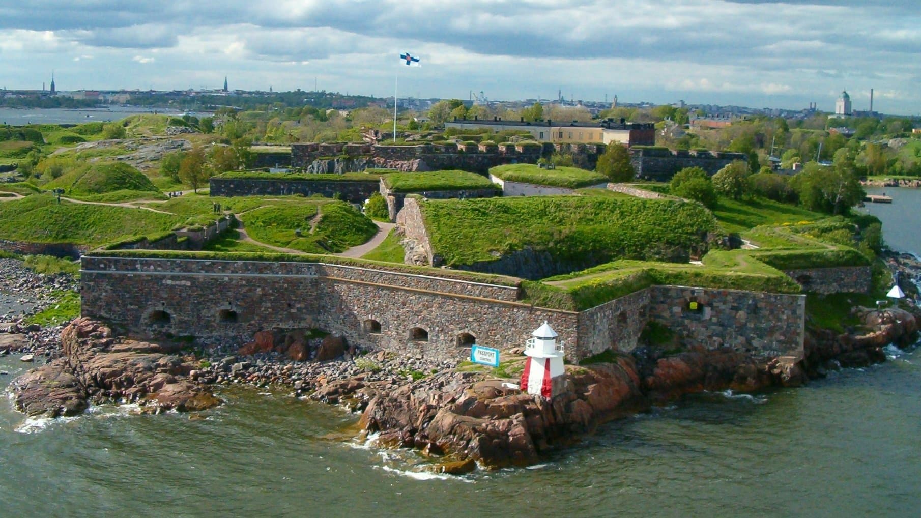 Suomenlinna (cropped) in Helsinki, Finland