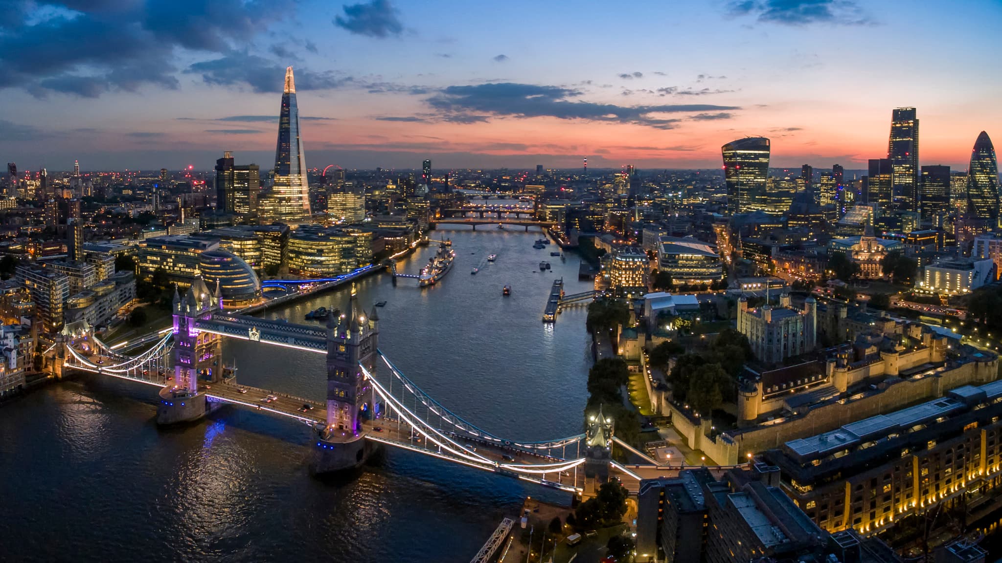 London Skyline in London, United Kingdom
