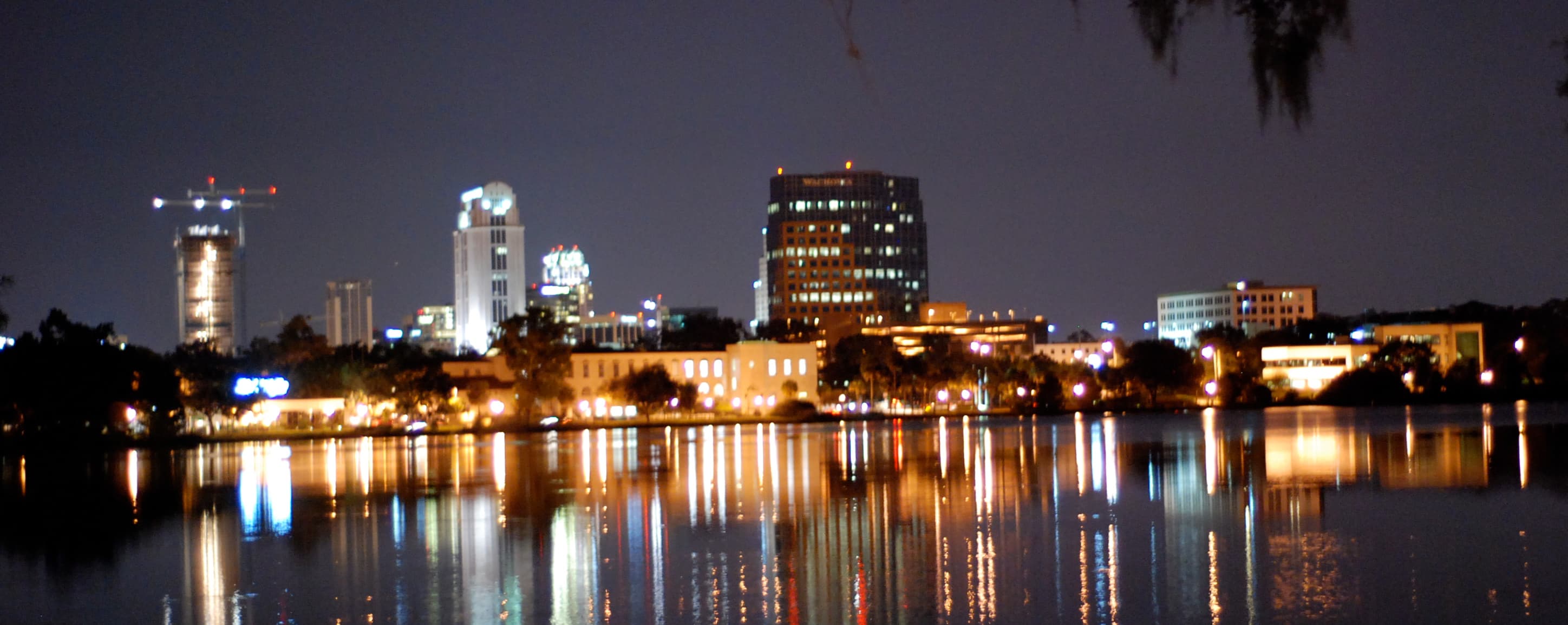 OrlandoFLnightskyline in Orlando, United States