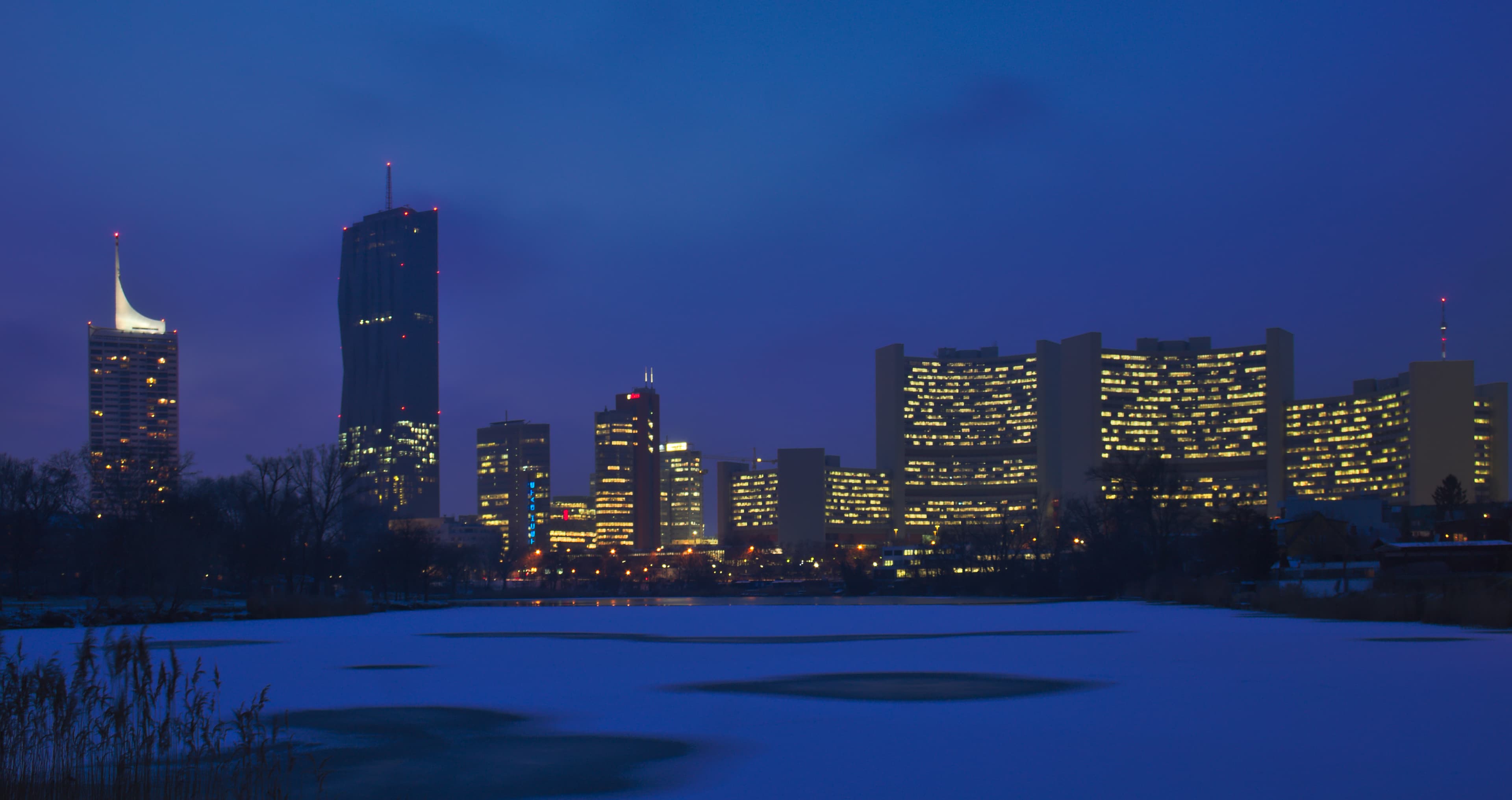 Donau City, VIC, Kaiserwasser in Vienna, Austria