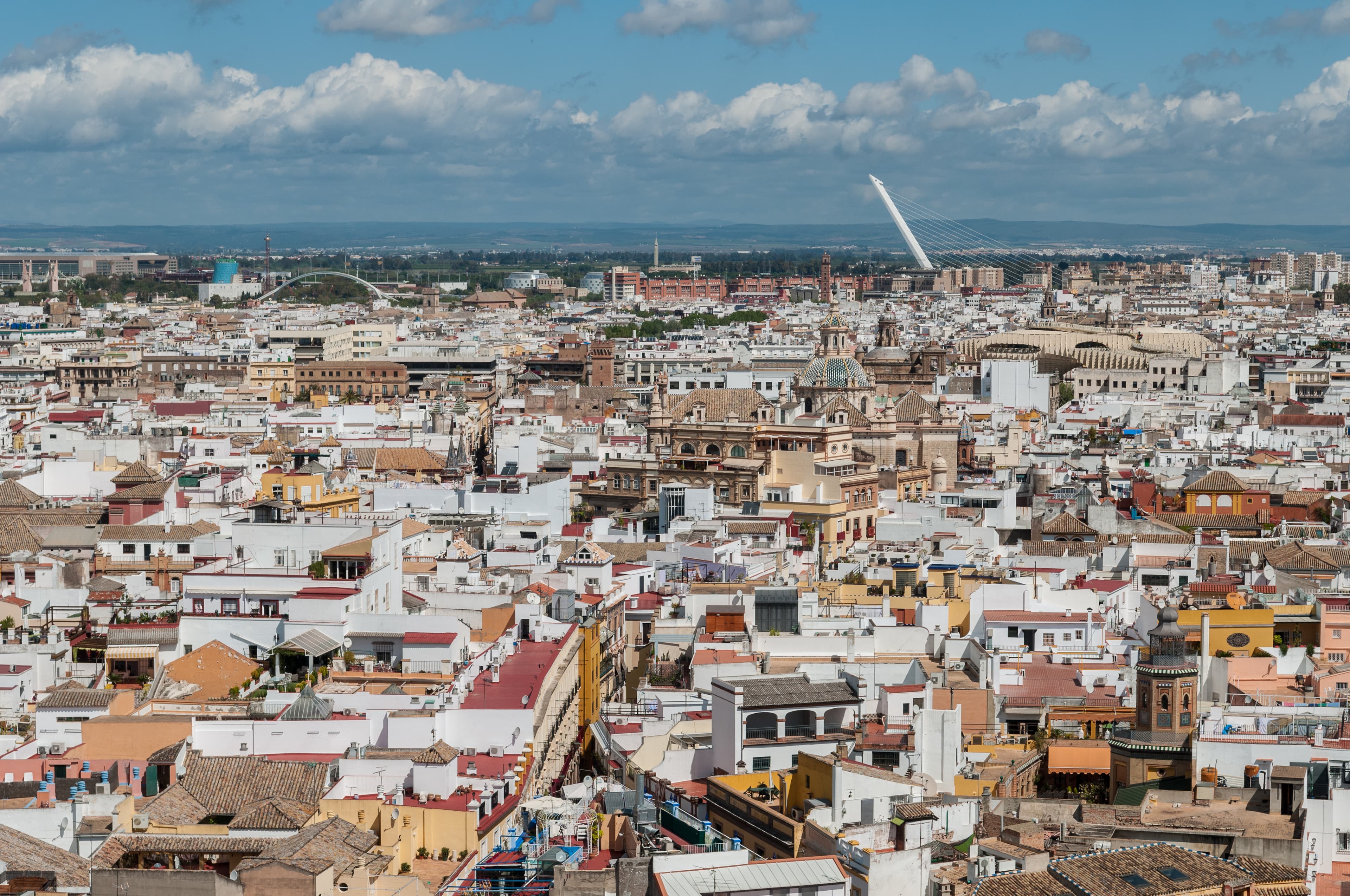 City of Seville - view from Giralda in Seville, Spain