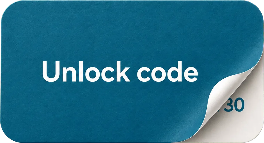 Unlock code